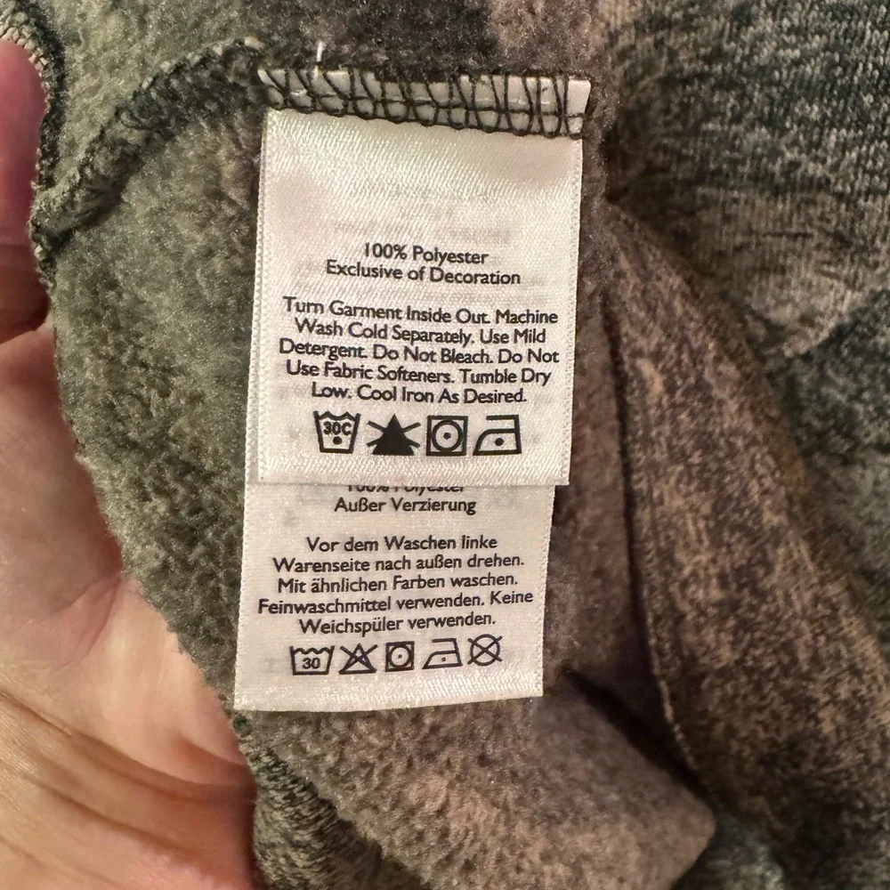 Eddie Bauer Mens XL Striped Fleece Pullover - Picture 7 of 10